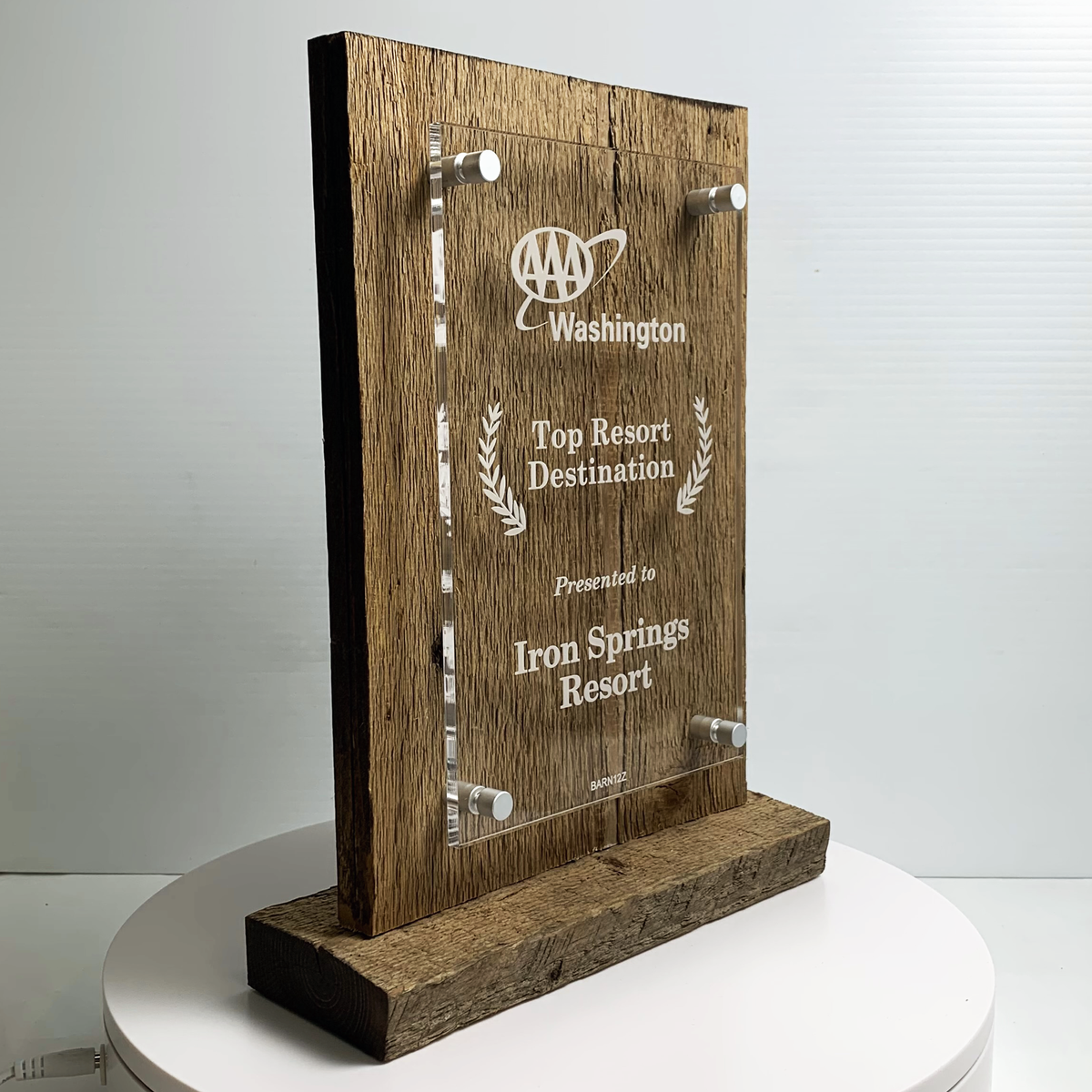 Rustic Acrylic Award by Athletic Awards