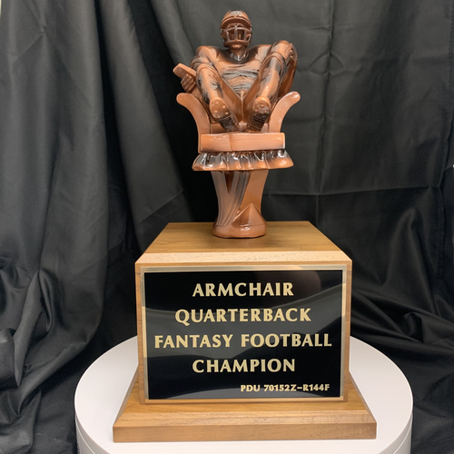 Large Armchair Fantasy Football Trophy