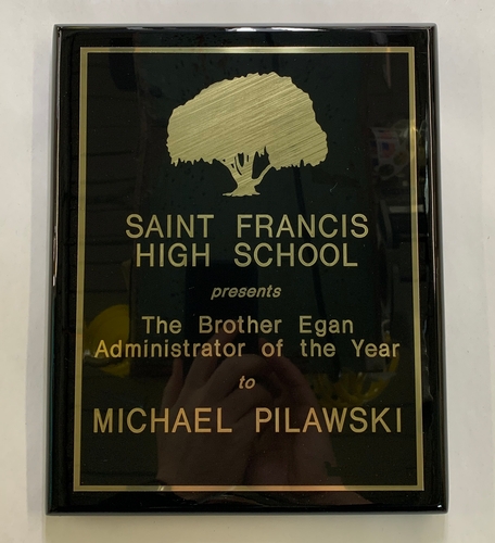 Black Piano Finish Plaque