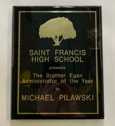 Black Piano Finish Plaque