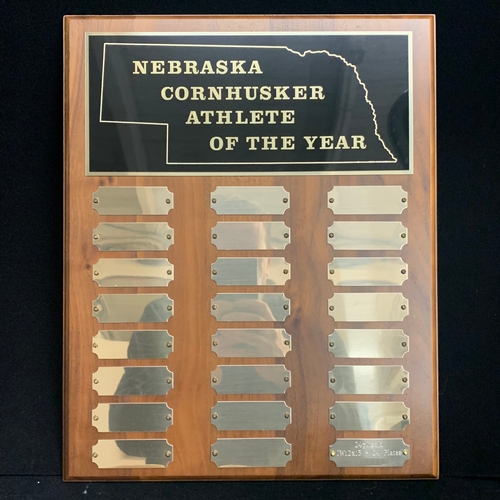 12 x 15 Solid Walnut 24 Plate Perpetual Plaque