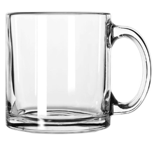 13 oz Warm Beverage Glass Mug