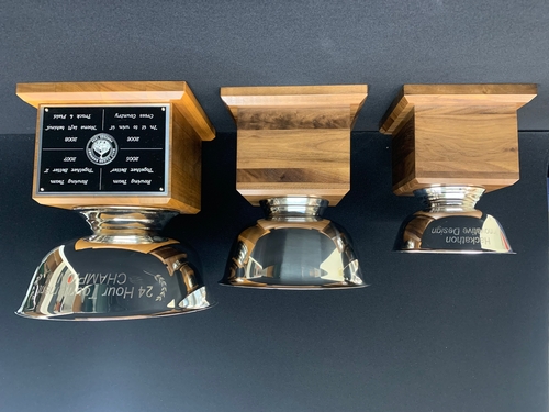Revere Bowl on Solid Walnut Base