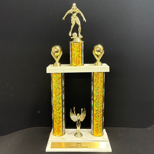 Soccer PDIA Two Poster Trophy