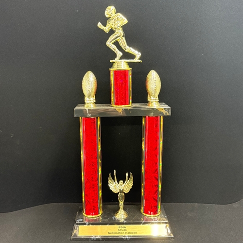 Football PDIA Two Poster Trophy