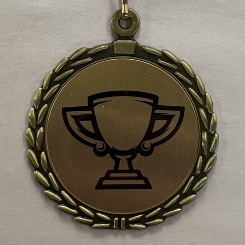 Trophy Cup Sublimated Medal