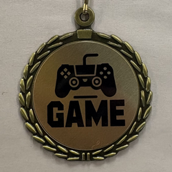 Electronic Game Sublimated Medal