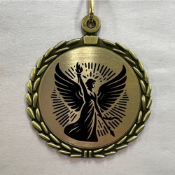 Winged Victory Sublimated Medal