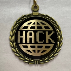 Hackathon Sublimated Medal