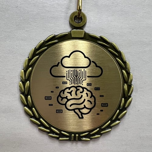 AI Cloud Sublimated Medal