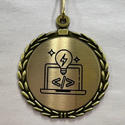 AI Computer Sublimated Medal