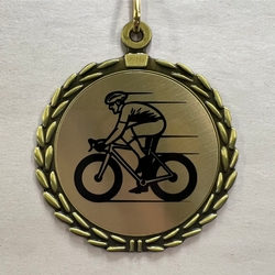 Cycling Sublimated Medal