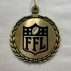 Fantasy Football Sublimated Medal