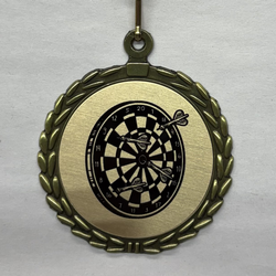 Darts Sublimated Medal