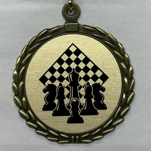 Chess Sublimated Medal
