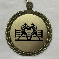 Boxing Sublimated Medal