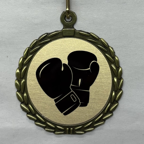Boxing Gloves Sublimated Medal