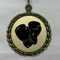 Boxing Gloves Sublimated Medal