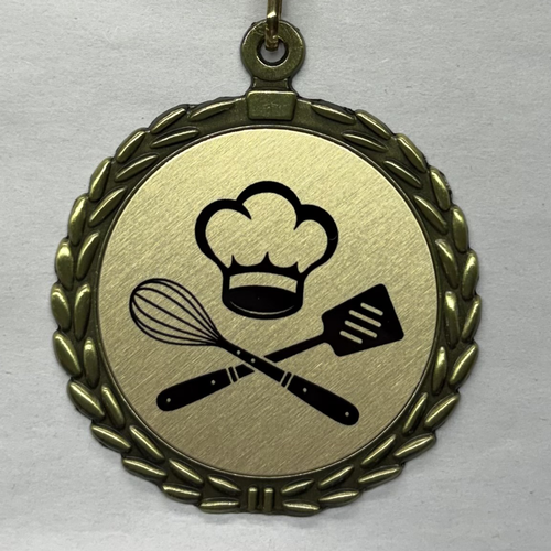Culinary Sublimated Medal