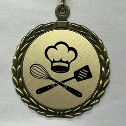 Culinary Sublimated Medal