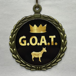 G.O.A.T. Sublimated Medal