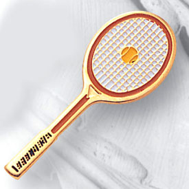 Tennis Racquet Pin