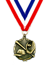 Generic Baseball Medal & Ribbon